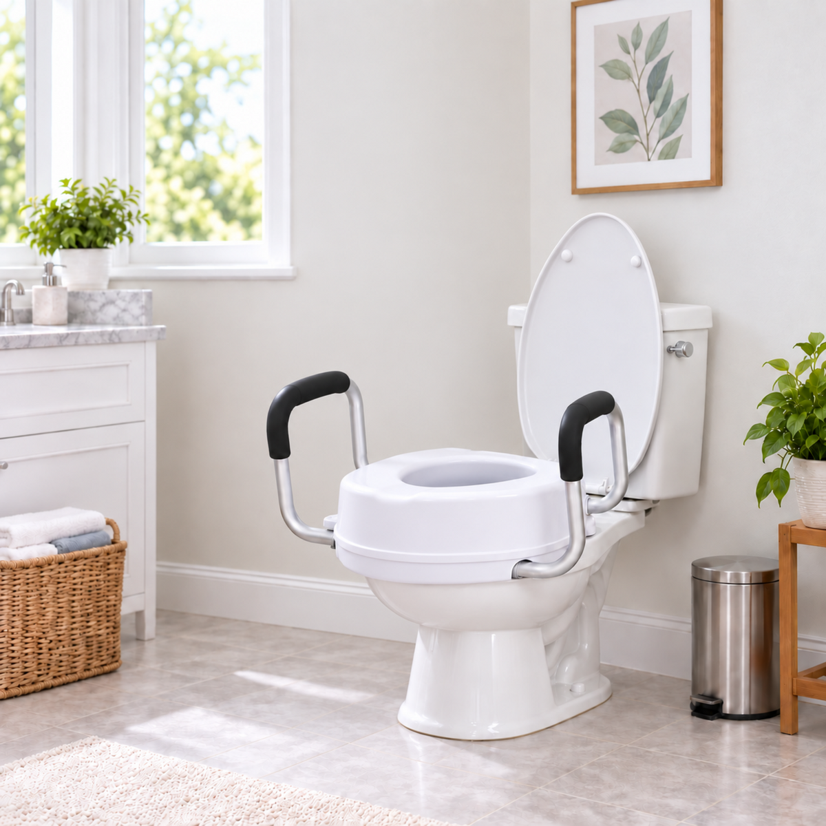 Raised Toilet Seat Oval