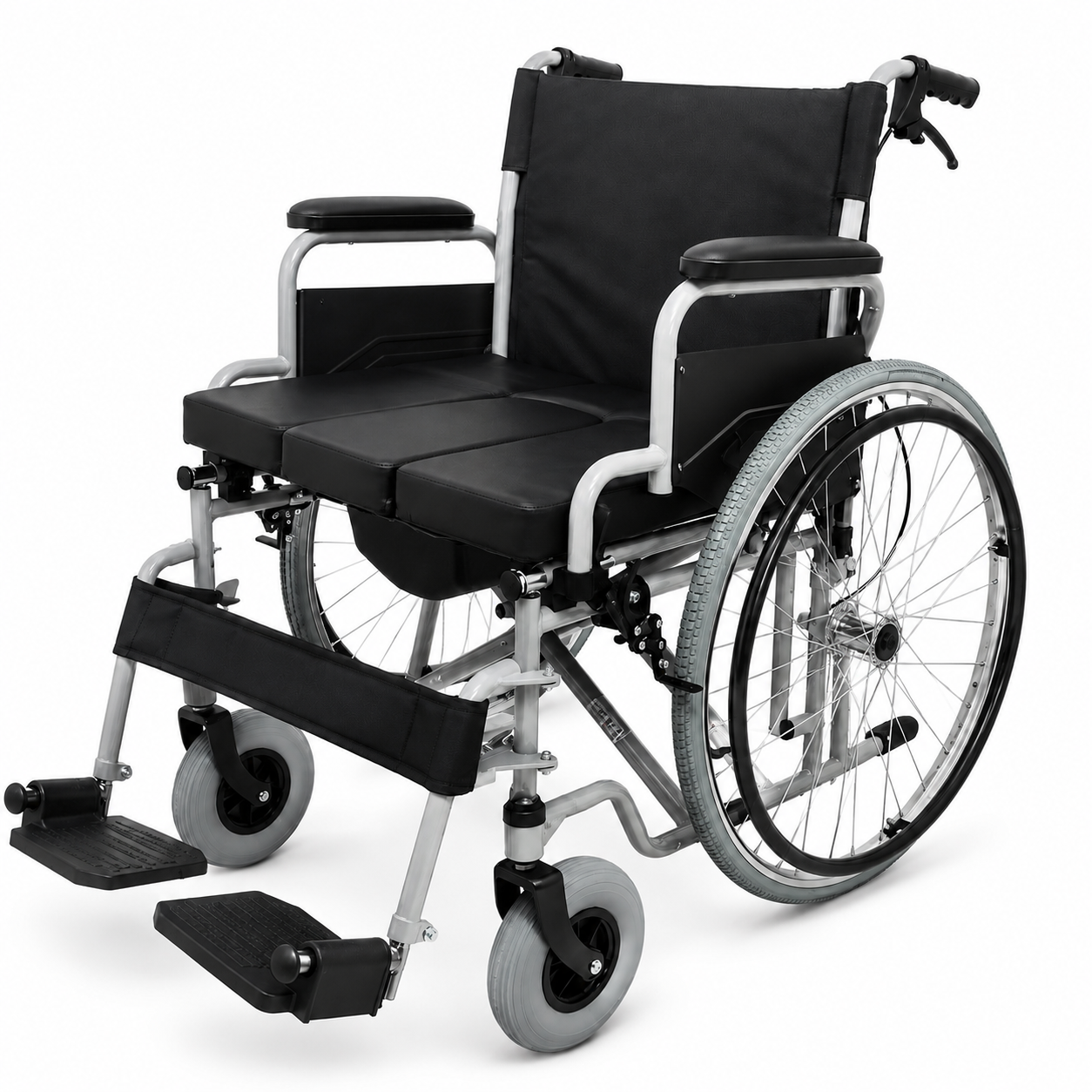 Commode Wheelchair Wide Size