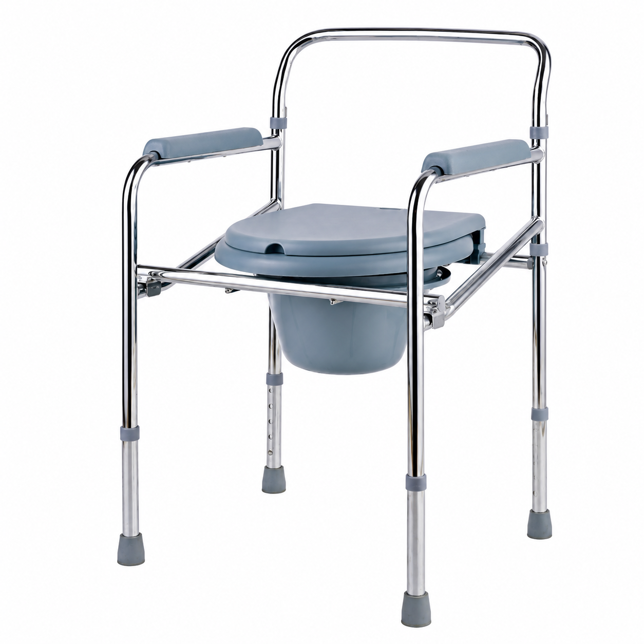 Commode Chair Standard Size Steel 2