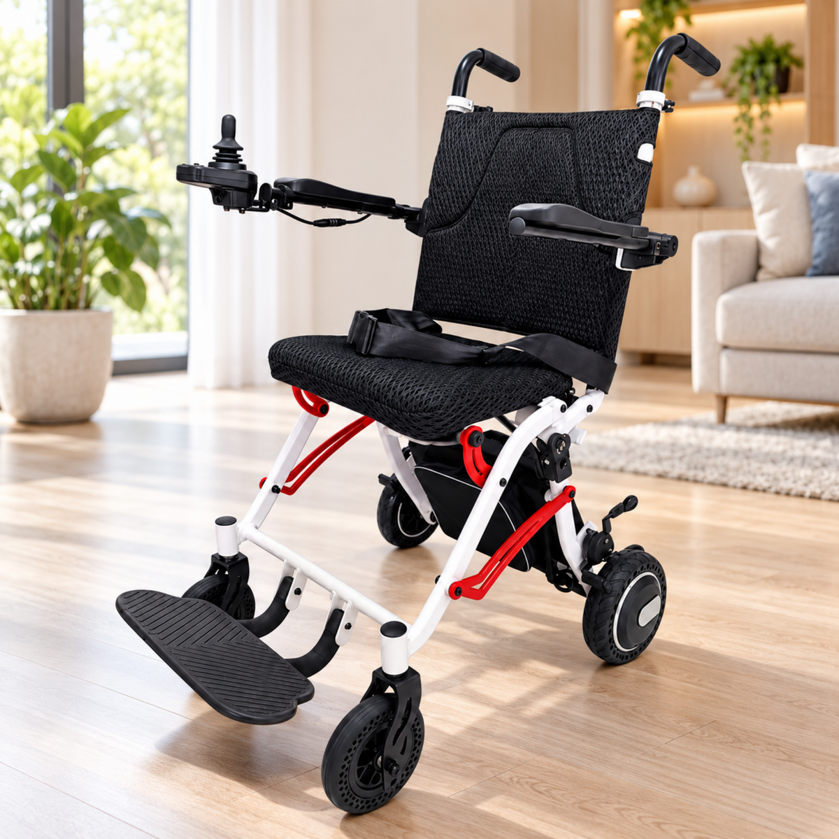 Lightweight Easily Foldable Electric Wheelchair