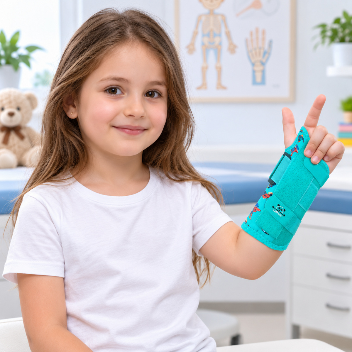 UM Pediatric Wrist Cockup Splint Rt/Lt