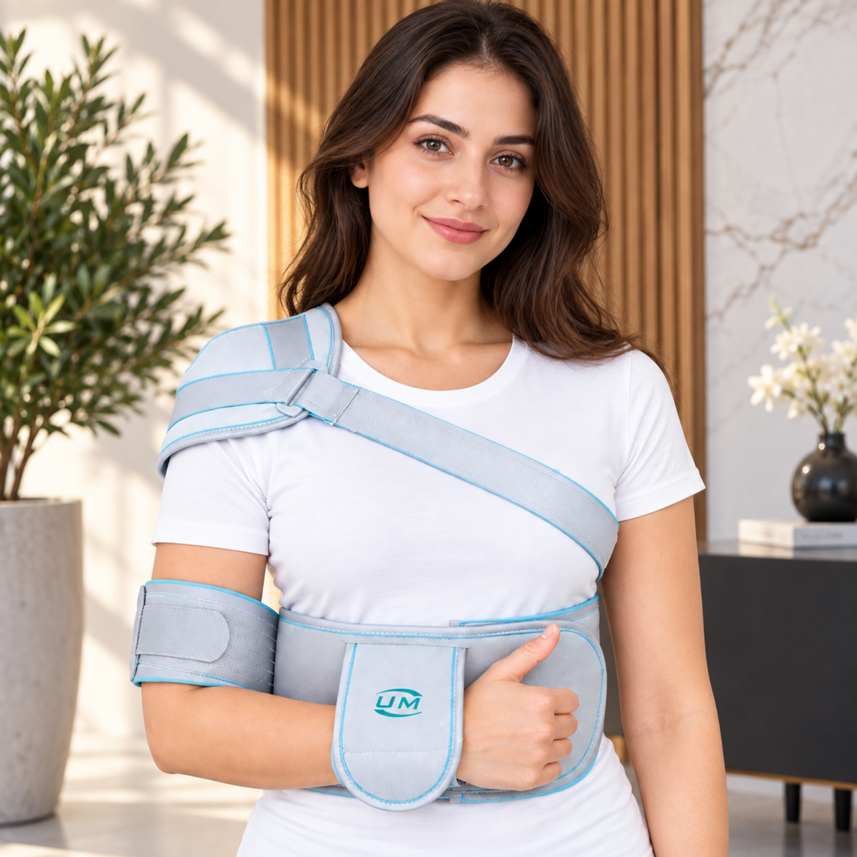 UM Elastic Shoulder Immobilizer With Shoulder Cup