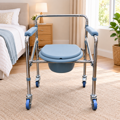 Commode Chair Standard Size Steel 1