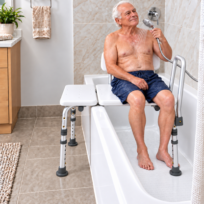 Aluminium Shower Chair with Backrest