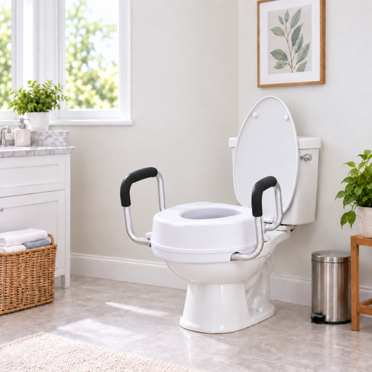 Raised Toilet Seat Oval