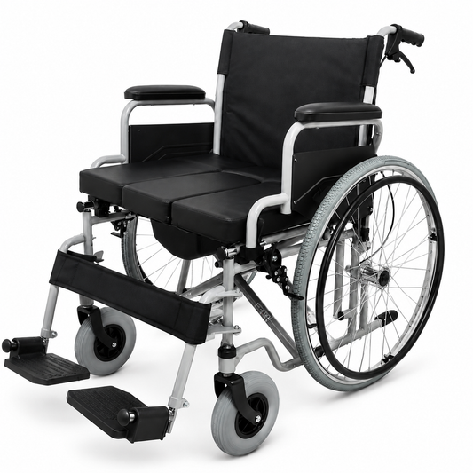 Commode Wheelchair Wide Size
