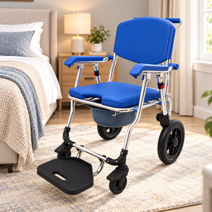 Commode & Shower Chair Aluminum