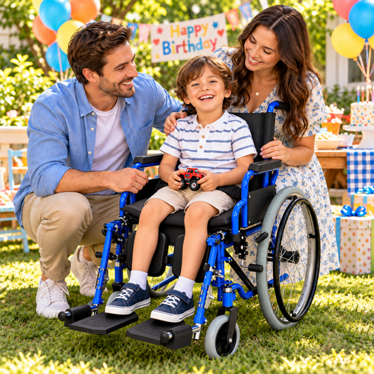 Pediatric Size Steel Wheelchair
