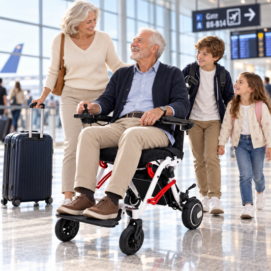Lightweight Easily Foldable Electric Wheelchair