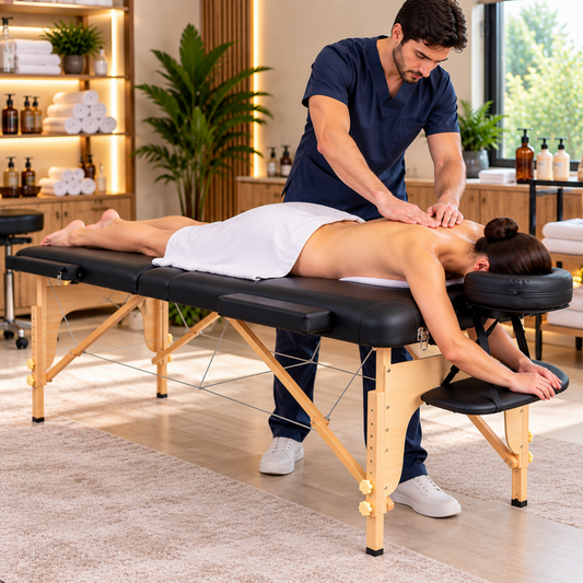 Wood Massage Bed