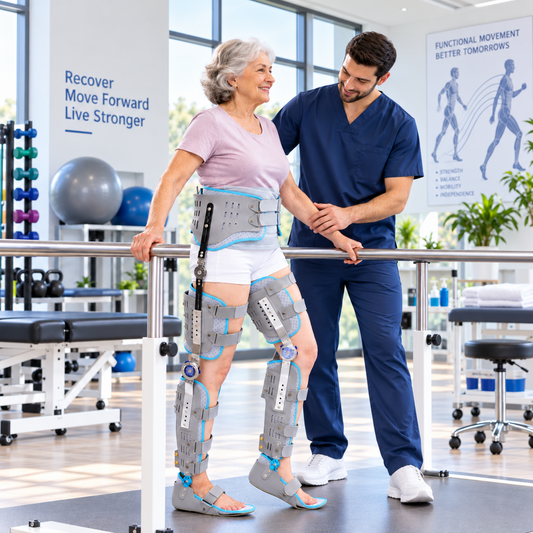 Hip Knee Ankle Foot Othosis Brace Articulated