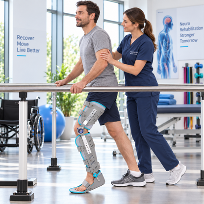 Knee Ankle Foot Orthosis Brace Articulated