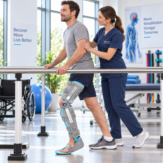 Knee Ankle Foot Orthosis Brace Articulated