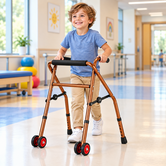Pediatric Walker W Wheels