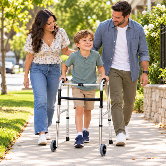 Pediatric Walker W Wheels