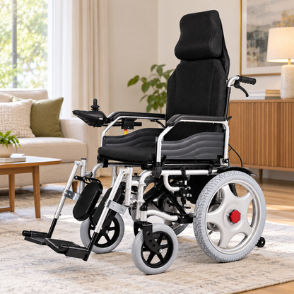 Reclining High Backrest Electric Wheelchair