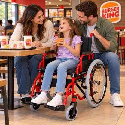 Steel Wheelchair Pediatric Size