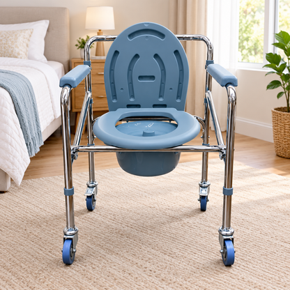 Commode Chair Standard Size Steel 1