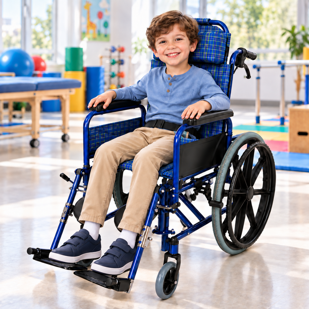 Wheelchair Reclining High Backrest Pediatric
